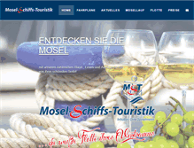 Tablet Screenshot of mosel-schiffs-touristik.de